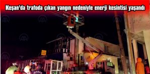 TRAFODA YANGIN ÇIKTI, ELEKTRİK KESİNTİSİ YAŞANDI