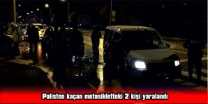 EDİRNE’DE POLİSTEN KAÇAN MOTOSİKLETTEKİ 2 KİŞİ YAKALANDI