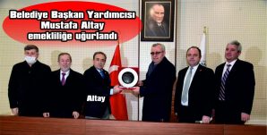 KEŞAN BELEDİYE BAŞKAN YARDIMCISI MUSTAFA ALTAY’A PLAKET VERİLDİ