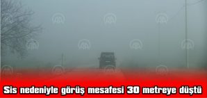 EDİRNE’DE SİS NEDENİYLE GÖRÜŞ MESAFESİ 30 METREYE KADAR DÜŞTÜ