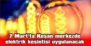 KEŞAN’A BAĞLI BAZI KÖYLER İLE İPSALA’DA ELEKTRİK KESİNTİSİ VAR…