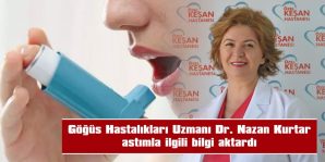 ÖZEL KEŞAN HASTANESİ GÖĞÜS HASTALIKLARI UZMANI DR. NAZAN KURTAR, ASTIMLA İLGİLİ BİLGİ AKTARDI