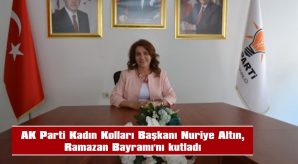 ALTIN, RAMAZAN BAYRAMI NEDENİYLE MESAJ YAYIMLADI