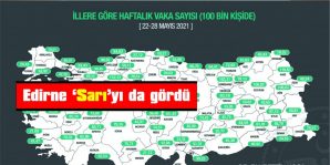 EDİRNE’DE VAKA ORANI 29,43’E GERİLEDİ