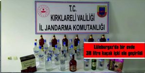 JANDARMA, KÖY EVİNDE KAÇAK İÇKİ ÜRETİLDİĞİ BİLGİSİNE ULAŞTI