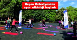 KEŞAN BELEDİYESİNİN SPOR ETKİNLİĞİ BAŞLADI