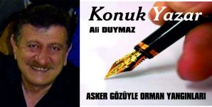 ASKER GÖZÜYLE ORMAN YANGINLARI