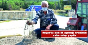 800 KİLOGRAM AYÇİÇEĞİ KİLOSU 9,35 TL’DEN SALAHADDİN KIZIL TARAFINDAN ALINDI