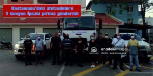 KASTAMONU’DAKİ AFETZEDELERE 1 KAMYON İPSALA PİRİNCİ GÖNDERİLDİ