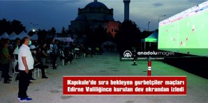 GURBETÇİLER, TÜRK TAKIMLARININ AVRUPA KUPALARINDAKİ MAÇLARINI DEV EKRANDAN İZLEDİ