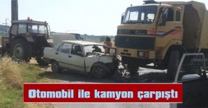 OTOMOBİL SÜRÜCÜSÜ HURDAYA DÖNEN ARAÇTA SIKIŞTI