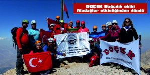 DOÇEK DAĞCILIK EKİBİ ALADAĞLAR ETKİNLİĞİNDEN DÖNDÜ