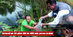 KIRKLARELİ’NDE 23 GÖLETE 164 BİN 459 BALIK YAVRUSU BIRAKILDI