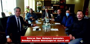 VETERAN SPOR KULÜPLERİ BAŞKANLARINDAN MUSTAFA HELVACIOĞLU’NA ZİYARET…