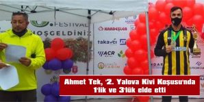 AHMET TEK, ‘2. YALOVA KİVİ KOŞUSU’NDA 1’LİK VE 3’LÜK ELDE ETTİ