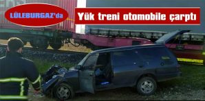 OTOMOBİL YAKLAŞIK 50 METRE SÜRÜKLENDİ