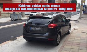 SÜRÜCÜLER ARAÇLARINI KALDIRIMDA SÜRMEYE BAŞLADI!