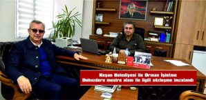 KEŞAN BELEDİYESİ İLE ORMAN İŞLETME, DOKUZDERE MESİRE ALANI İLE İLGİLİ SÖZLEŞMEYİ IMZALADI