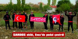 SARDOS EKİBİ, ENEZ’DE PEDAL ÇEVİRDİ