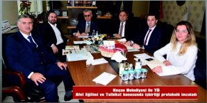 KEŞAN BELEDİYESİ İLE TÜ, AFET EĞİTİMİ VE TATBİKAT KONUSUNDA İŞBİRLİĞİ PROTOKOLÜ İMZALADI