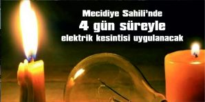 4 GÜN 8’ER SAAT ELEKTRİK YOK…