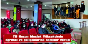 KEŞAN İLÇE EMNİYET MÜDÜRLÜĞÜ PERSONELİ TARAFINDA KADES KONUSUNDA BİLGİ AKTARILDI