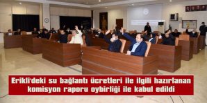 BAŞKAN HELVACIOĞLU VE GRUP BAŞKANLARI, KOMİSYONA ÇALIŞMALARI NEDENİYLE TEŞEKKÜR ETTİ