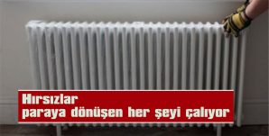 KALORİFER PETEKLERİNİ ÇALMIŞLAR