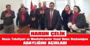 ÇELİK: “SÖZDE DEĞİL, ÖZDE BİR YÖNETİM ANLAYIŞI İLE GÖREVE TALİBİZ”