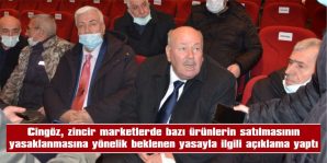 “BUNDAN SONRA ÇOK FAZLA ZİNCİR MARKETLERİN AÇILACAĞINI DÜŞÜNMÜYORUM”