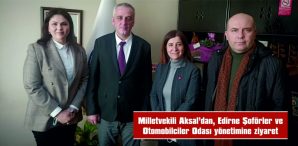 AKSAL’DAN ŞOFÖRLER ODASI YÖNETİMİNE ZİYARET…