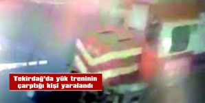 RAYLARDA YÜRÜYEN 65 YAŞINDAKİ KİŞİ YARALANDI