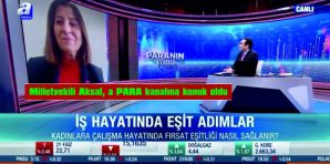 AKSAL, ‘PARANIN YÖNÜ’ PROGRAMINA CANLI YAYINDAN KATILDI