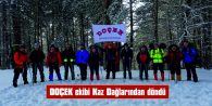 DOÇEK EKİBİ KAZ DAĞLARINDAN DÖNDÜ