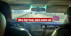 VALİ CANALP, MAKAM ARACINI KENDİ KULLANDI