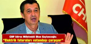 GAYTANCIOĞLU: “ELEKTRİK FATURALARI VATANDAŞI ÇARPIYOR”