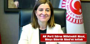 AKSAL, EDİRNE’DEKİ GÜMRÜK KAPILARI İLE İLGİLİ DE BİLGİ AKTARDI