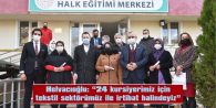 TEMEL MAKİNE DİKİŞ KURSU’NU TAMAMLAYAN 24 KURSİYERE SERTİFİKALARI VERİLDİ