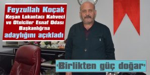 “ODAMIZI HAK ETTİĞİ YERE TAŞIMAK İÇİN ADAY OLDUK”