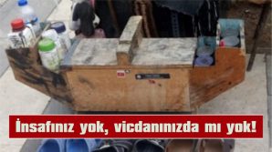 HIRSIZLAR BU KEZ DE AYAKKABI BOYACISININ SANDIĞINI ÇALDI