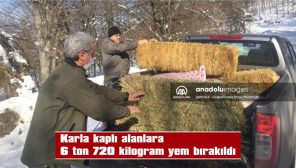 KIRKLARELİ VE TEKİRDAĞ’DA DOĞAYA 6 TON 720 KİLOGRAM YEM BIRAKILDI