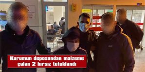 KURUMDAN MALZEME, DEPODAN GÜVERCİN ÇALDILAR