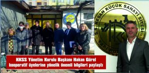 KEŞAN KÜÇÜK  SANAYİ SİTESİ’NDEN ÜYELERİNE ÖNEMLİ DUYURU…