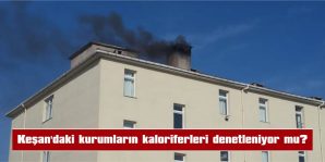 OKUL BACASINDAN ÇIKAN YOĞUN SİYAH DUMAN YİNE ELEŞTİRİ KONUSU OLDU