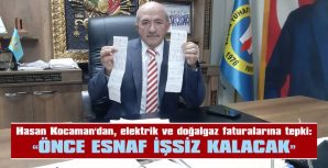 “ESNAF VATANDAŞA KARANLIKTA HİZMET VERMEYE ÇALIŞIYOR”