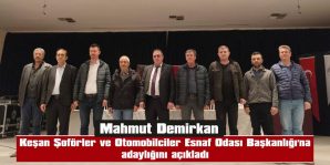 KEŞAN ŞOFÖRLER VE OTOMOBİLCİLER ODASI’NIN GENEL KURULU 13 ŞUBAT’TA…