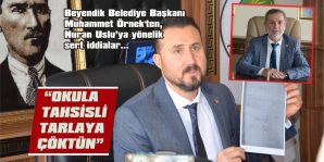 “AMAÇ OKULA GELİR KAZANDIRMAK DEĞİL, TARLAYI ÜSTÜNE ALMAK”