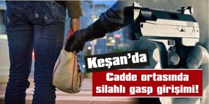 GASPÇI KENDİSİNE SİLAH DOĞRULTSA DA ELİNDEKİ ÇANTAYI BIRAKMADI