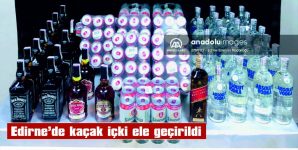 41 ŞİŞE VE 108 KUTU KAÇAK İÇKİ ELE GEÇİRİLDİ