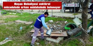 KEŞAN BELEDİYESİ VEKTÖREL MÜCADELEDE ERKEN MÜDAHALEDE BULUNUYOR